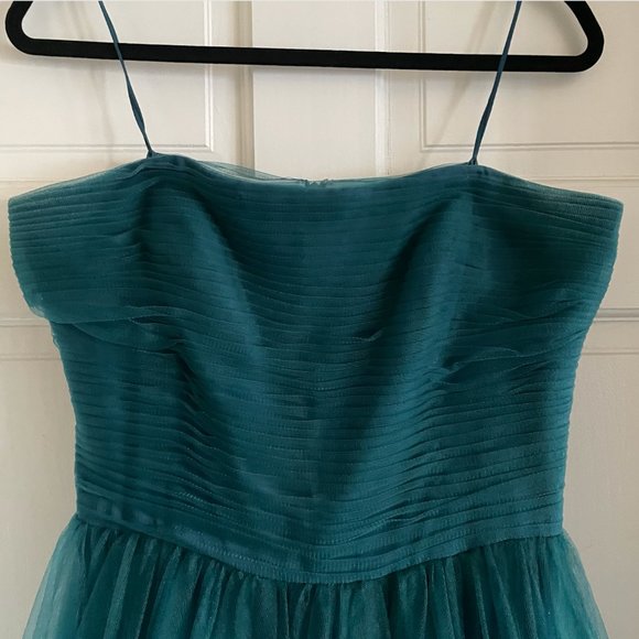 NWOT Badgley Mischka Collection Strapless Tulle Ball Gown - US 14 / XL - Picture 6 of 14